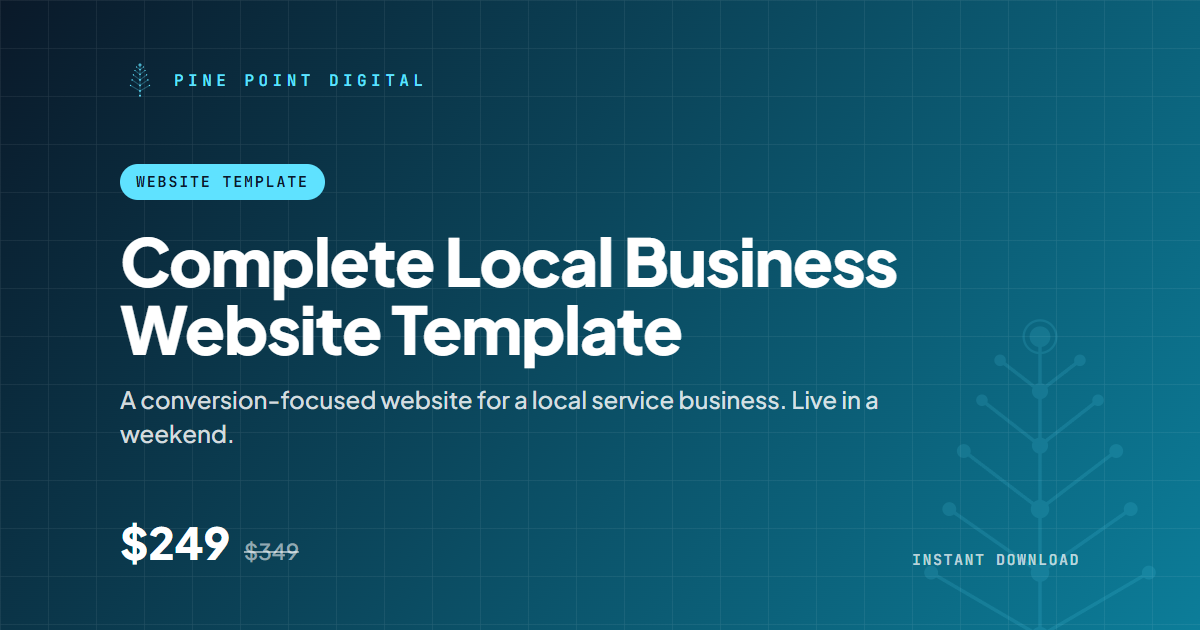 Complete Local Business Website Template